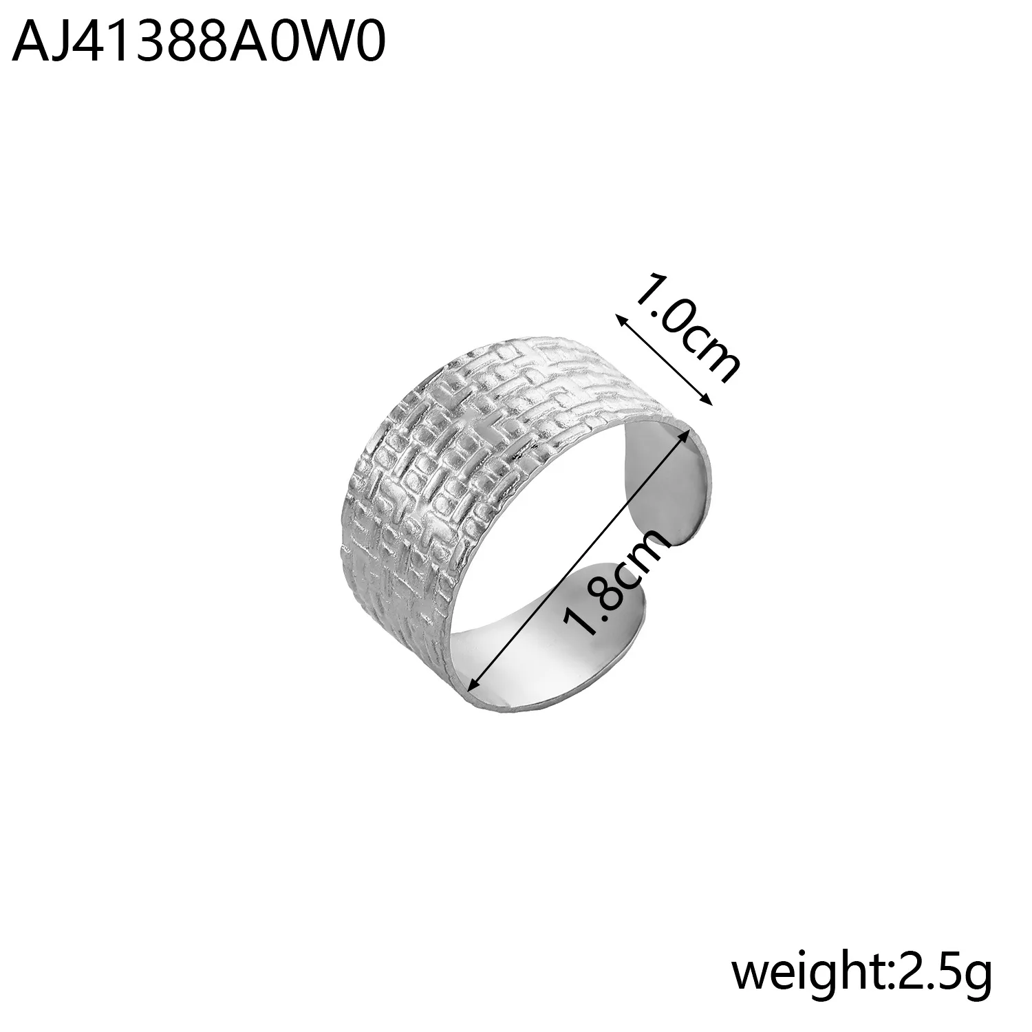 Wholesale Jewelry Simple Style Geometric Titanium Steel Zircon Plating Inlay Open Rings display picture 16