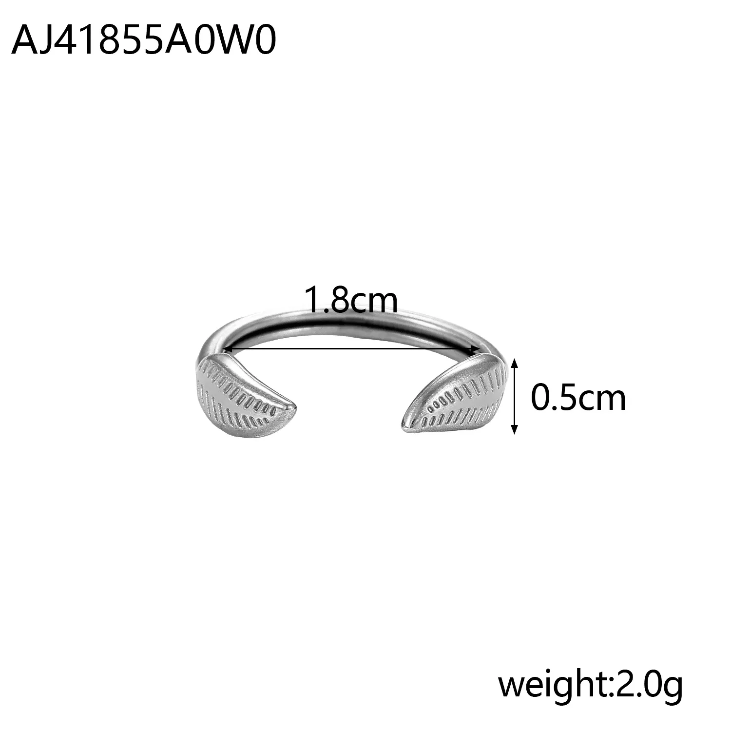 Wholesale Jewelry Simple Style Geometric Titanium Steel Zircon Plating Inlay Open Rings display picture 25