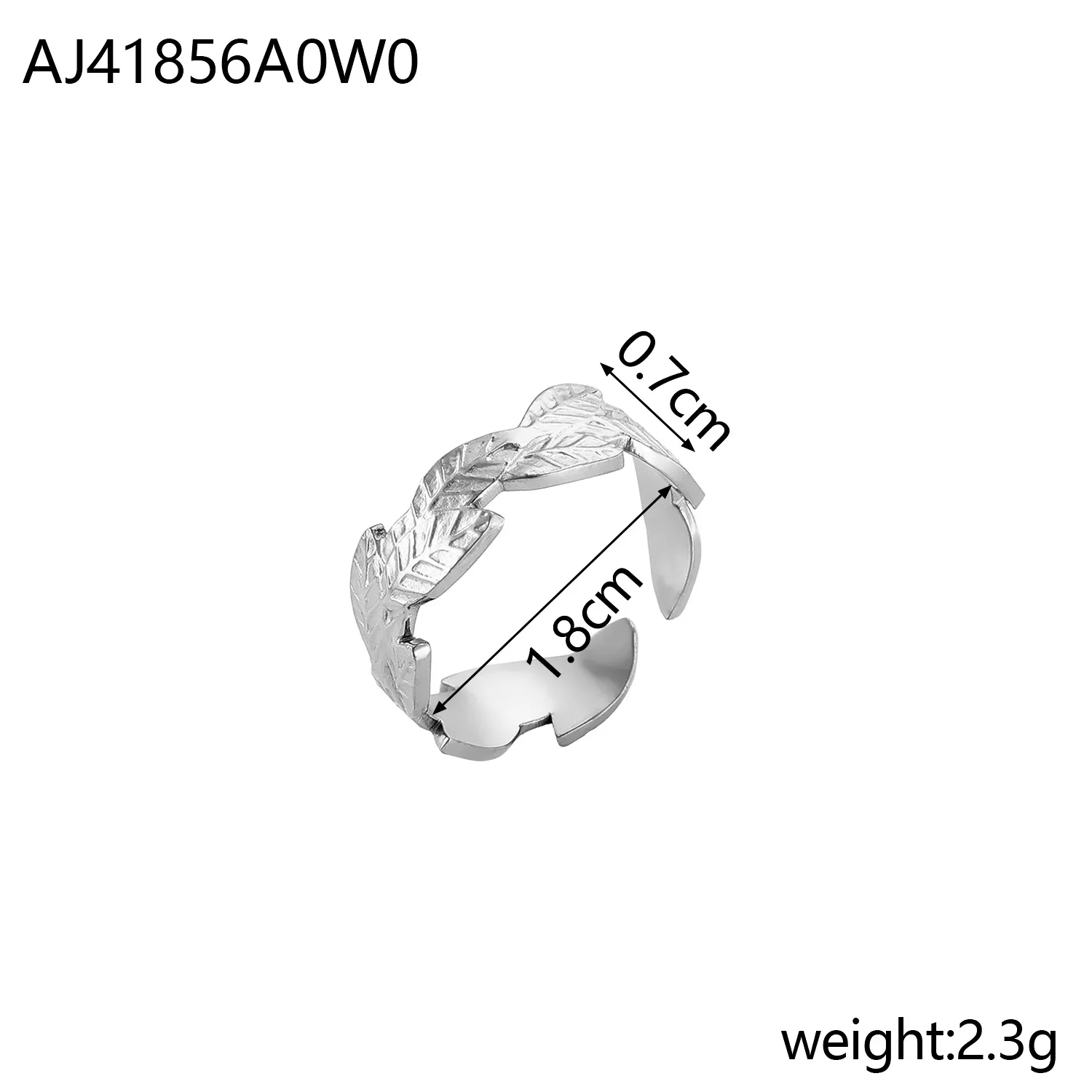 Wholesale Jewelry Simple Style Geometric Titanium Steel Zircon Plating Inlay Open Rings display picture 28