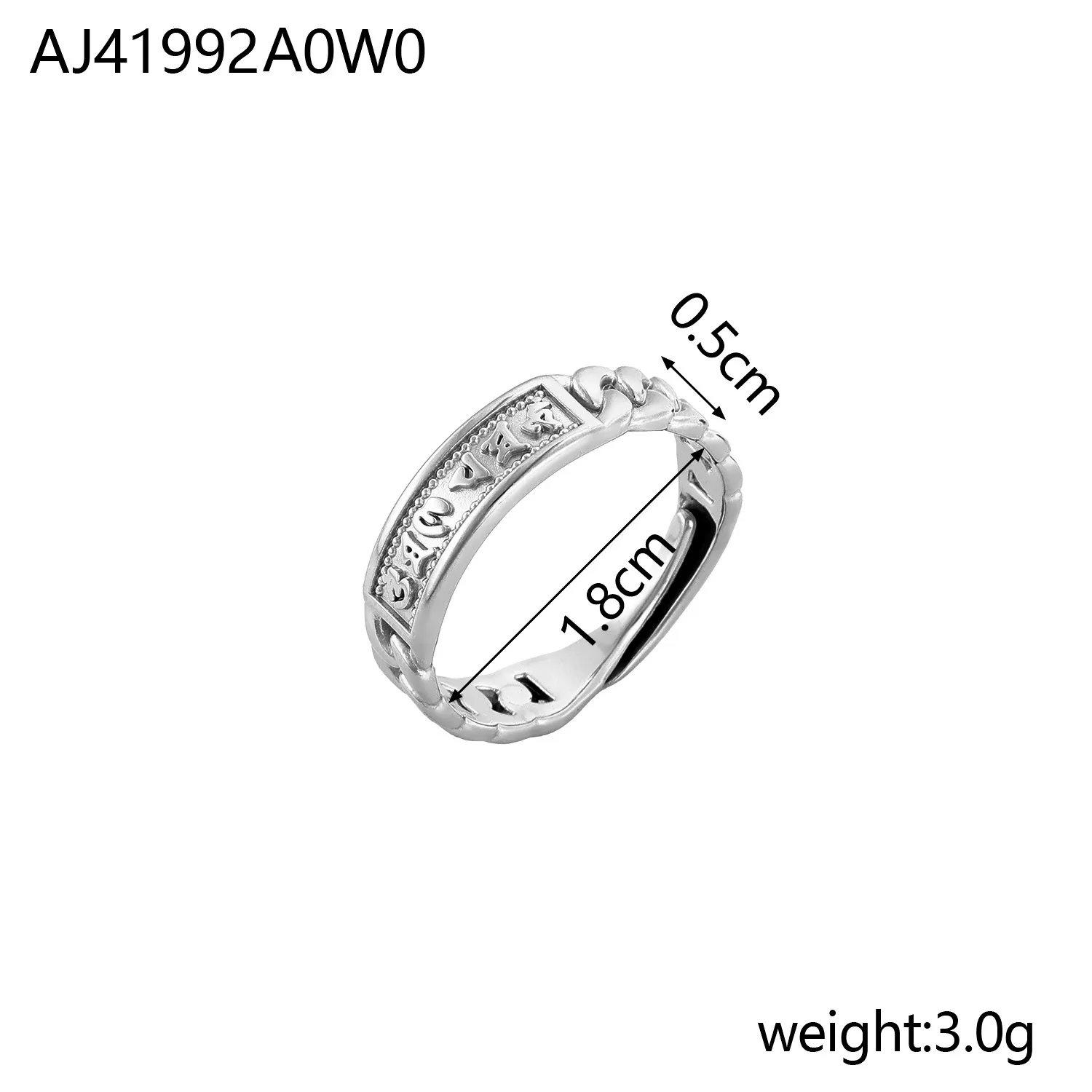 Wholesale Jewelry Simple Style Geometric Titanium Steel Zircon Plating Inlay Open Rings display picture 34