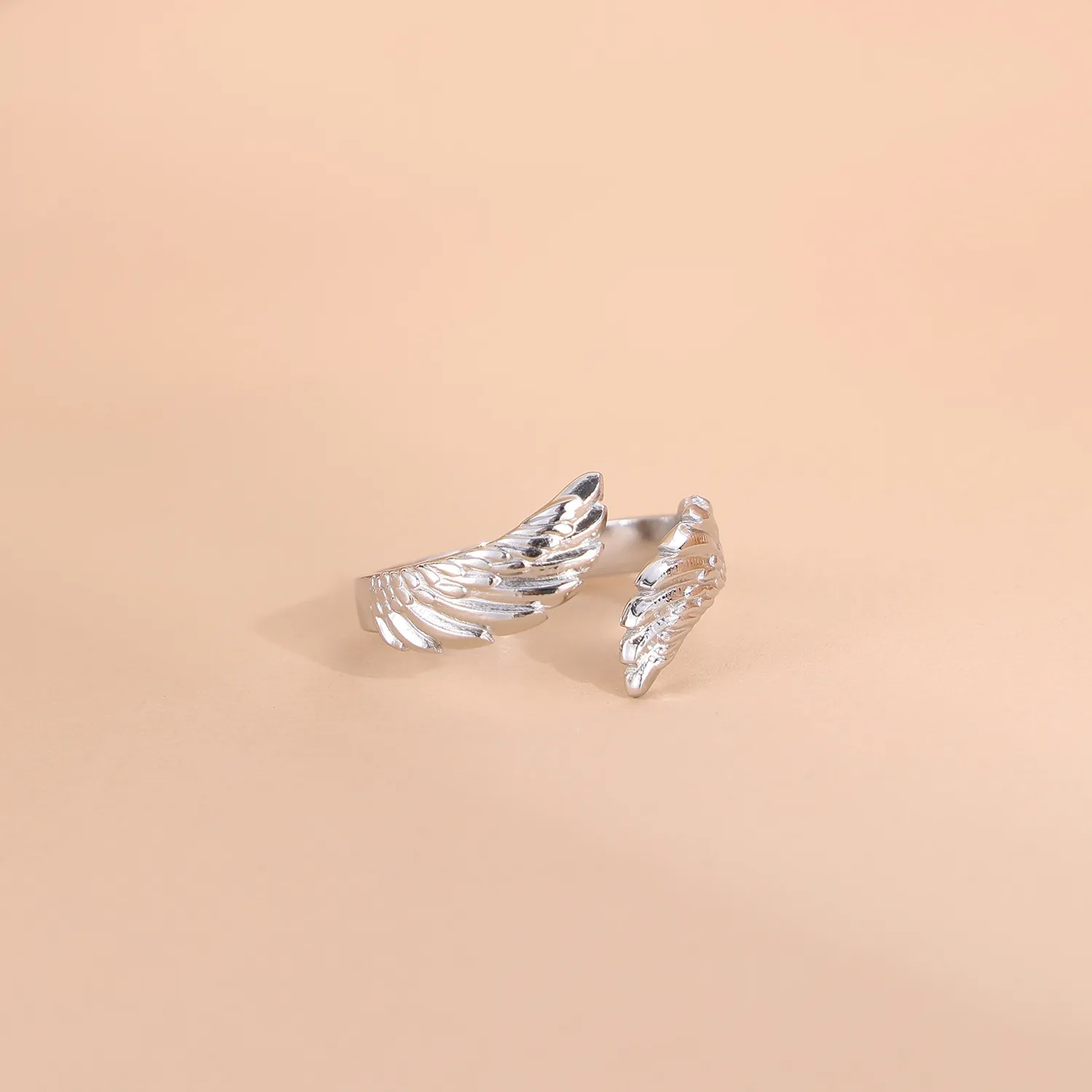 Wholesale Jewelry Simple Style Geometric Titanium Steel Zircon Plating Inlay Open Rings display picture 35
