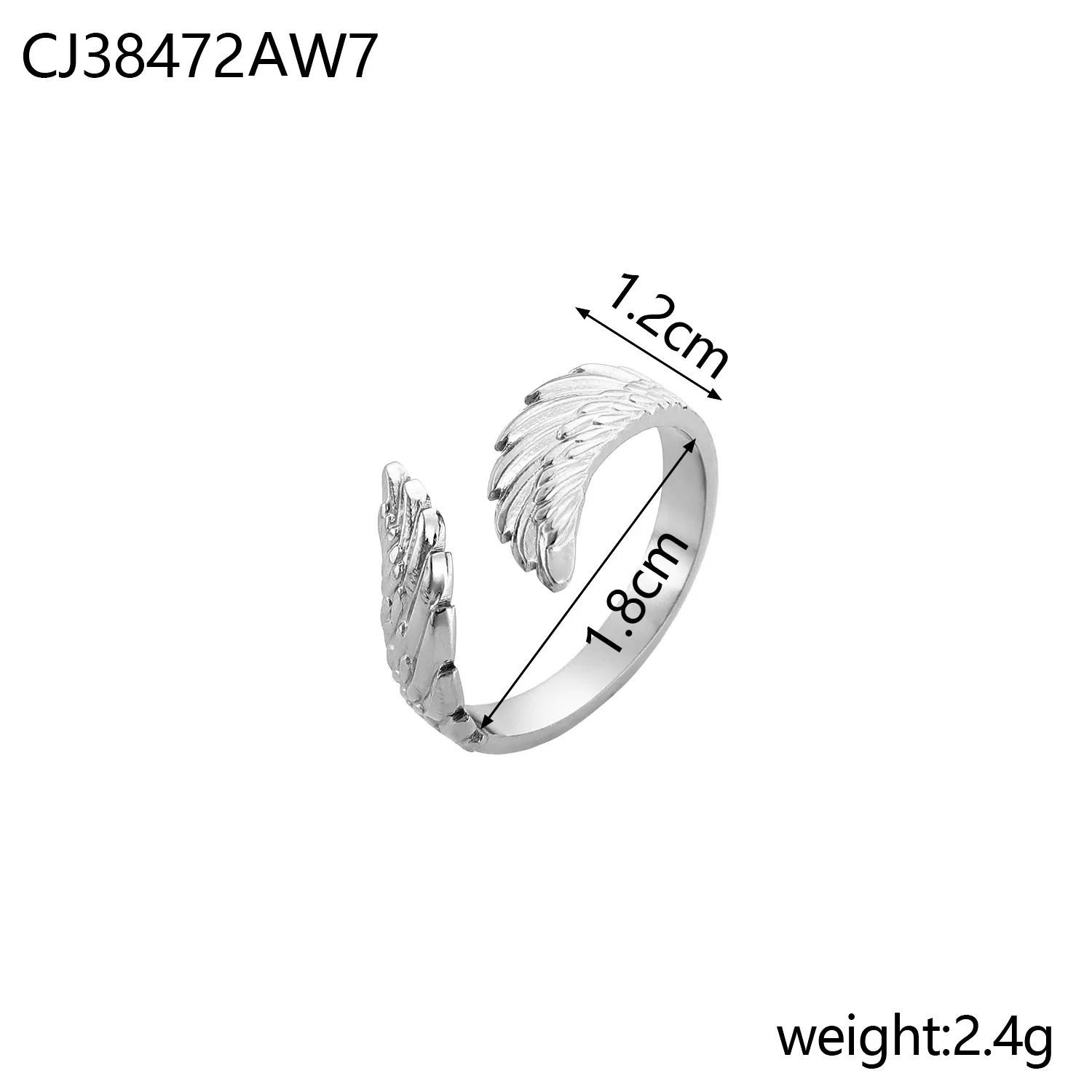 Wholesale Jewelry Simple Style Geometric Titanium Steel Zircon Plating Inlay Open Rings display picture 37
