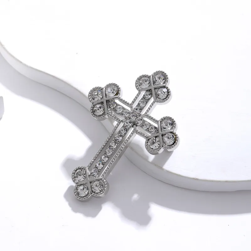IG Style Human Leaf Flower Alloy Inlay Rhinestones Unisex Brooches display picture 23