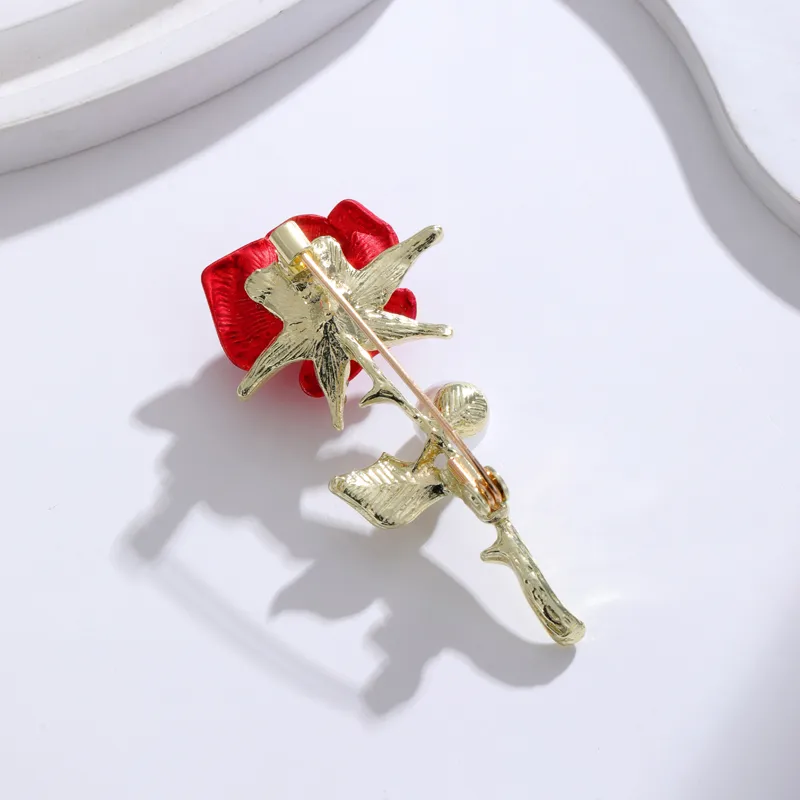 IG Style Human Leaf Flower Alloy Inlay Rhinestones Unisex Brooches display picture 7