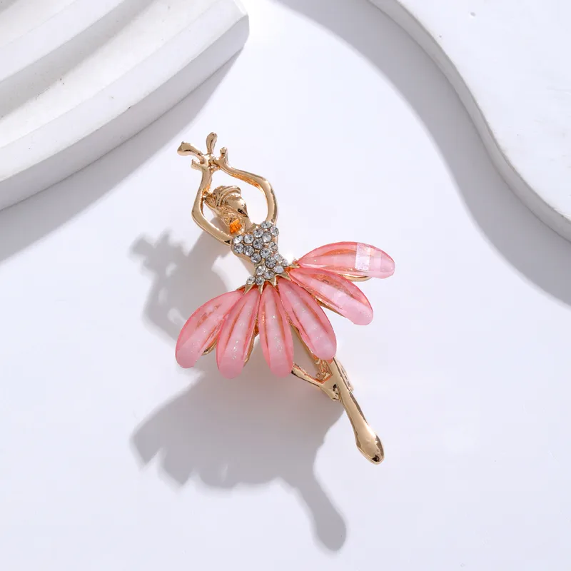 IG Style Human Leaf Flower Alloy Inlay Rhinestones Unisex Brooches display picture 13