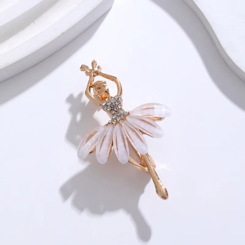 IG Style Human Leaf Flower Alloy Inlay Rhinestones Unisex Brooches display picture 12