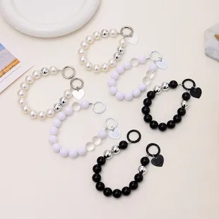 Cute Bear Heart Shape Arylic Plating Keychain display picture 9