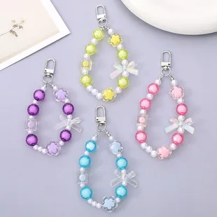 Cute Bear Heart Shape Arylic Plating Keychain display picture 10