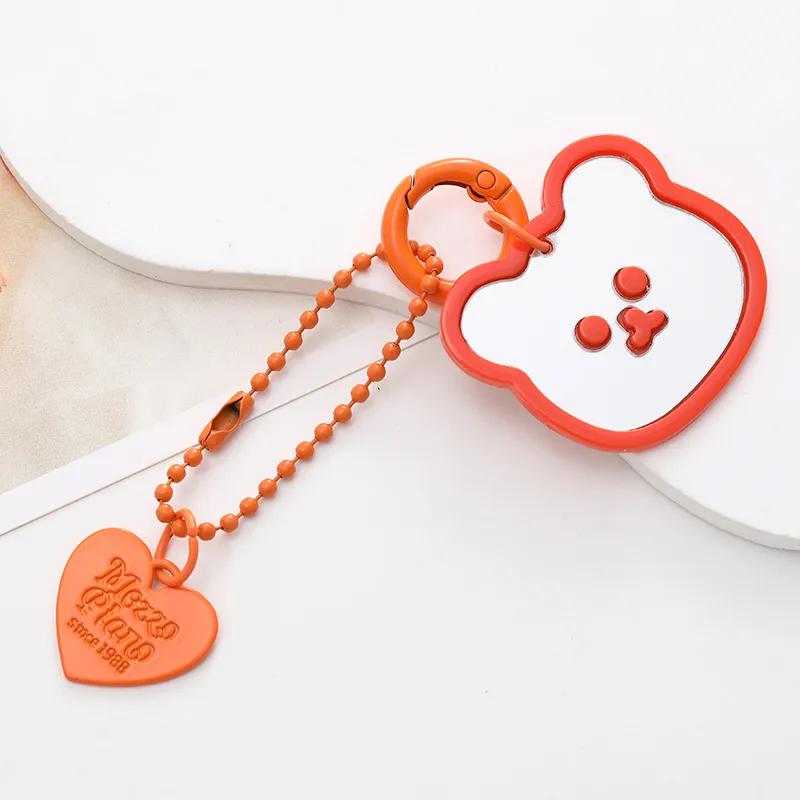 Cute Bear Heart Shape Arylic Plating Keychain display picture 15