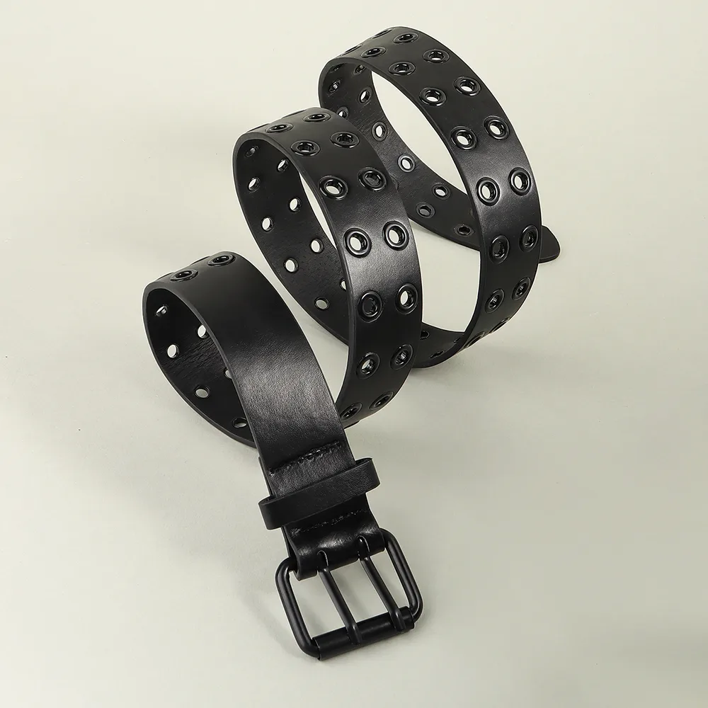 Casual Simple Style Classic Style Solid Color Pu Leather Belt Buckle Women's Leather Belts display picture 5