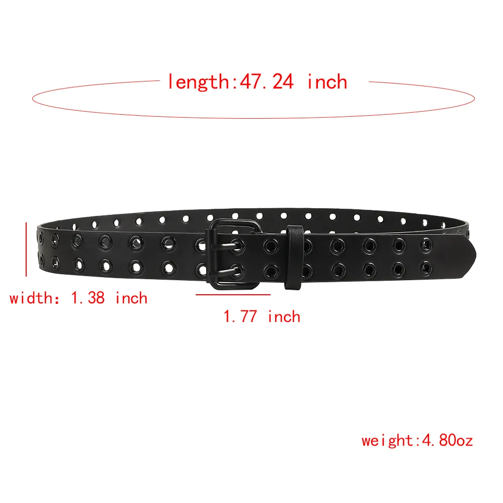 Casual Simple Style Classic Style Solid Color Pu Leather Belt Buckle Women's Leather Belts display picture 2