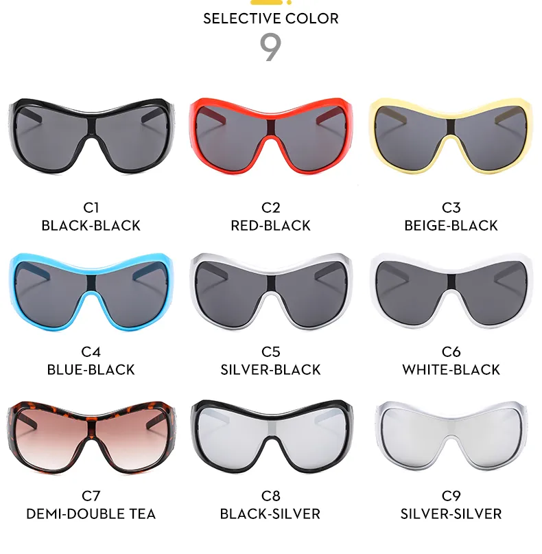 Simple Style Classic Style Solid Color Leopard Pc Square Full Frame Women's Sunglasses display picture 11