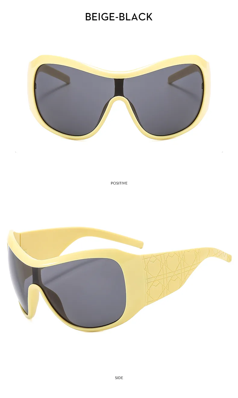 Simple Style Classic Style Solid Color Leopard Pc Square Full Frame Women's Sunglasses display picture 7