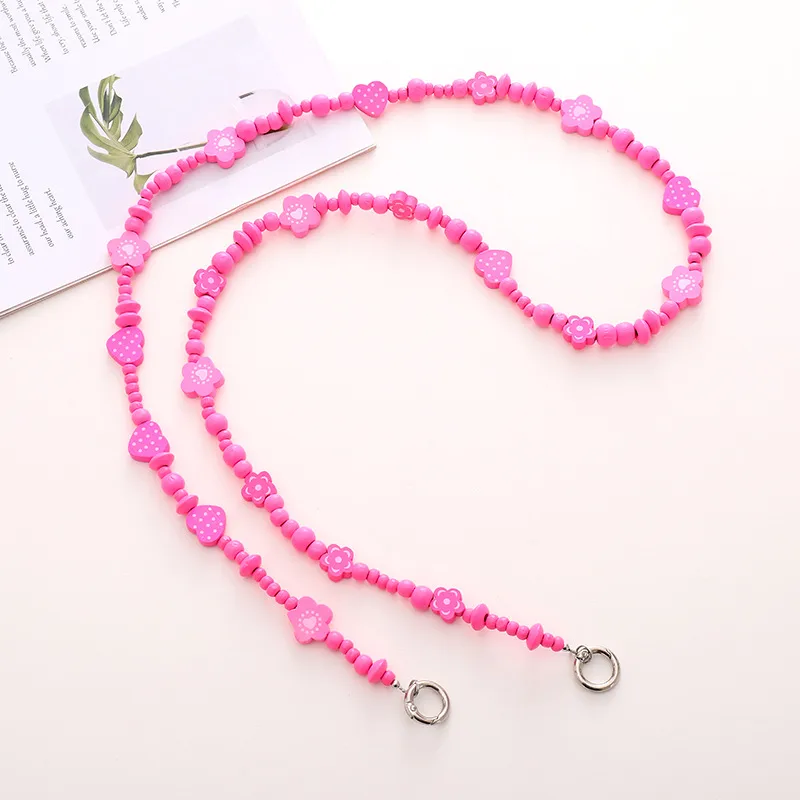 IG Style Pastoral Star Flower Butterfly Beaded Chain Mobile Phone Chain display picture 8