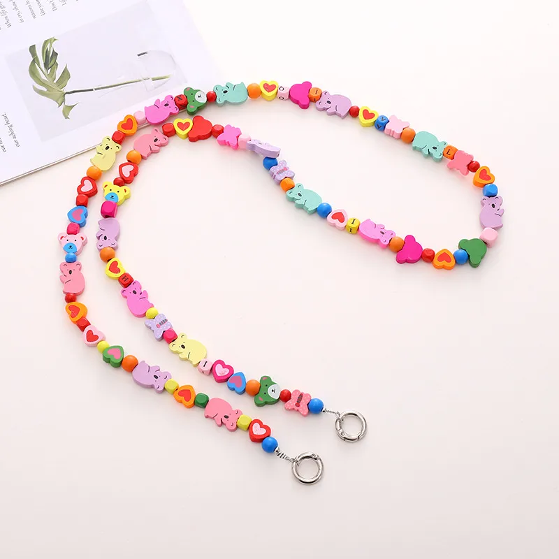 IG Style Pastoral Star Flower Butterfly Beaded Chain Mobile Phone Chain display picture 10