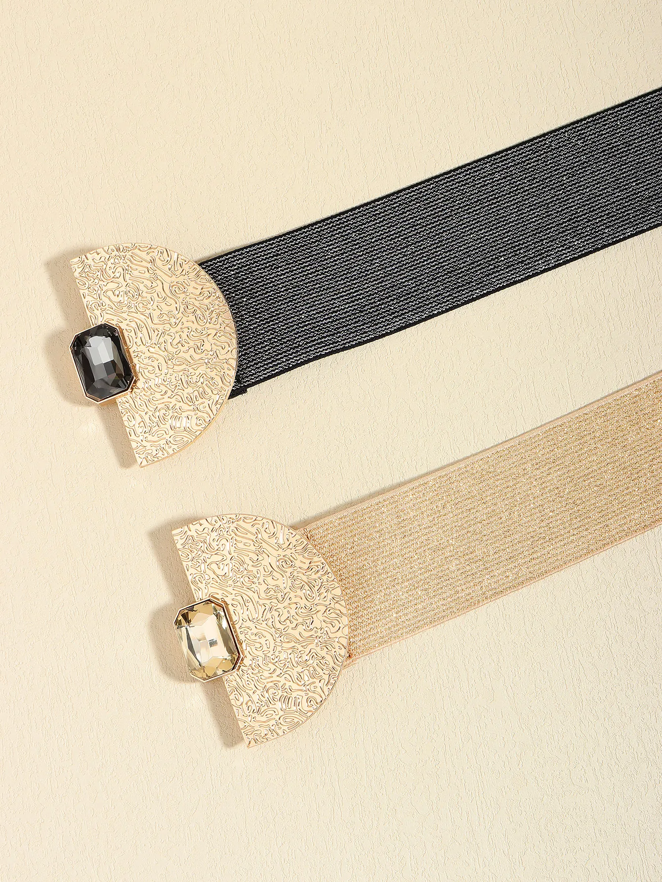 Vintage Style Commute Geometric Elastic Polyester Buckle Elastic Alloy Women's Adults Woven Belts display picture 8