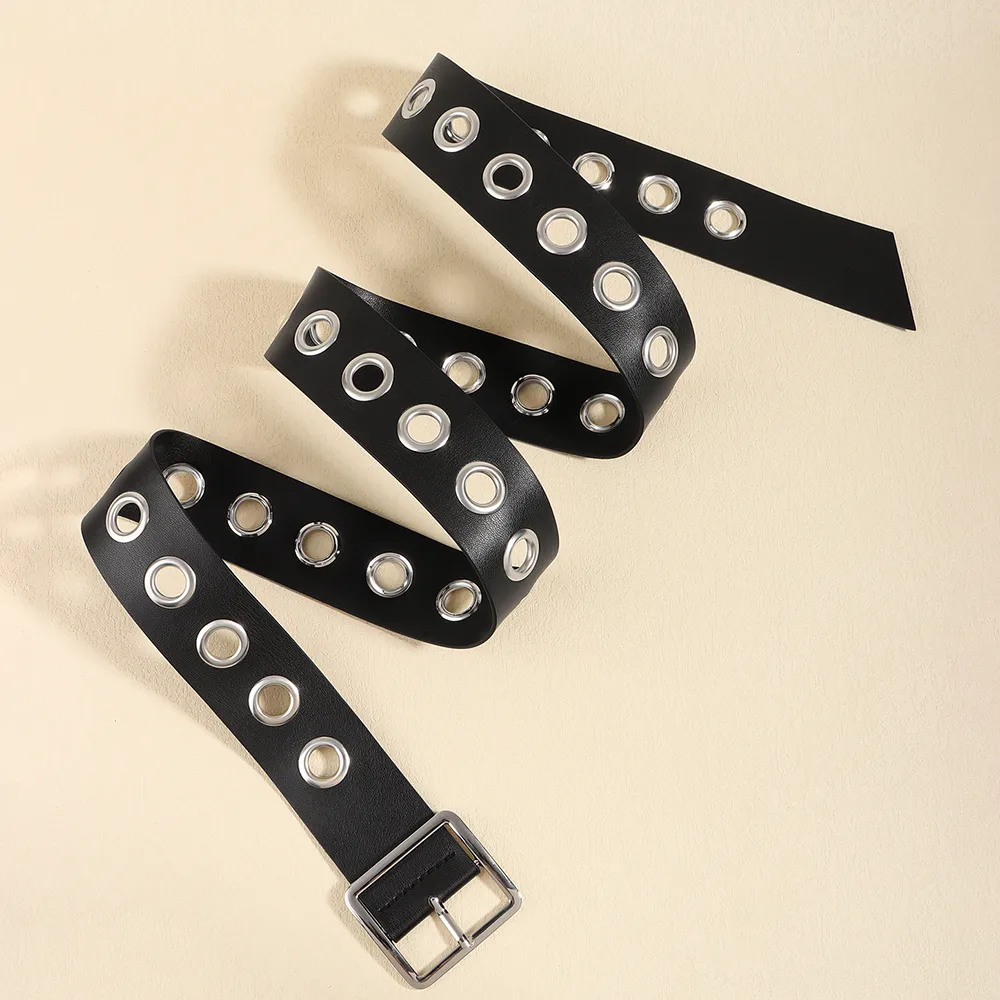 Simple Style Commute Solid Color Pu Leather Belt Buckle Women's Leather Belts display picture 8