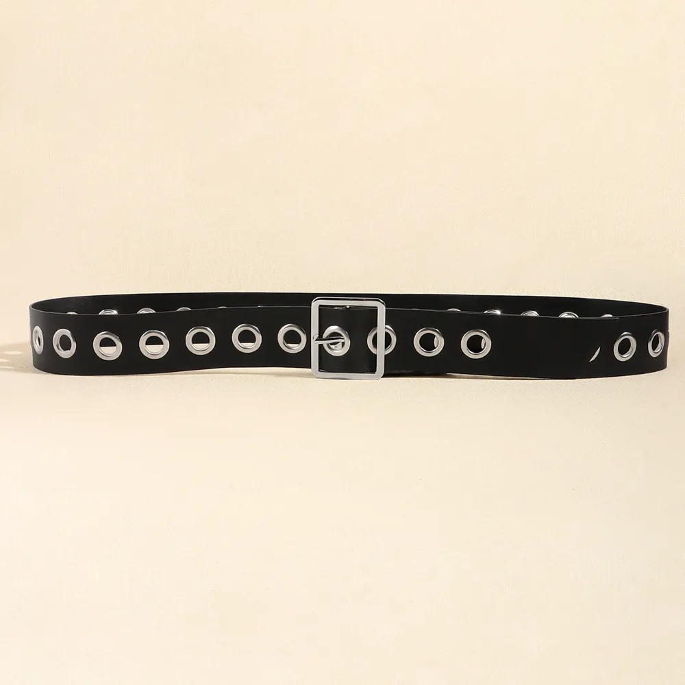 Simple Style Commute Solid Color Pu Leather Belt Buckle Women's Leather Belts display picture 3