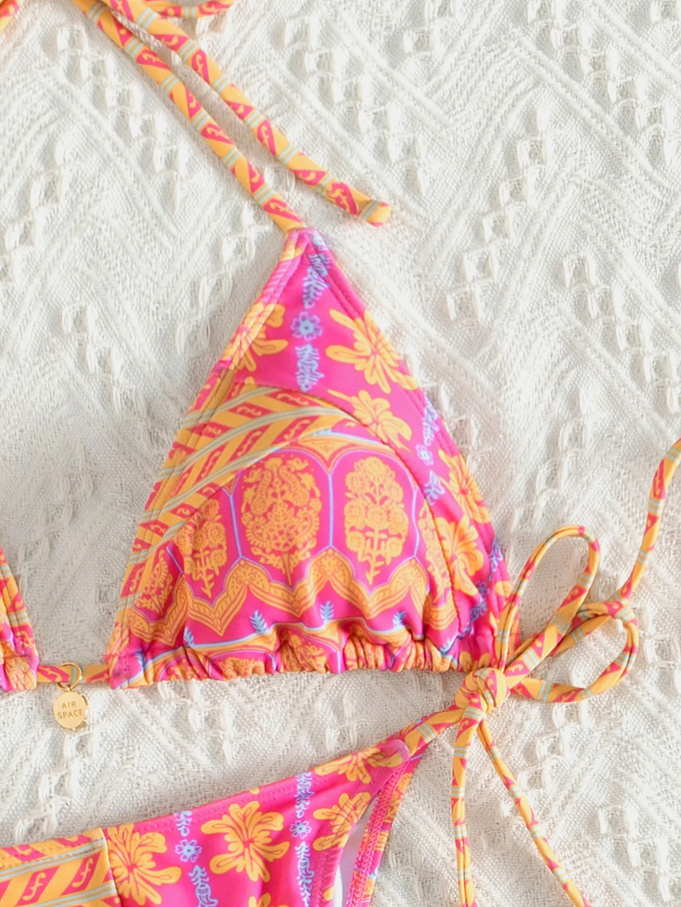 Women's Solid Color 2 Pieces Set Bikinis Swimwear display picture 13