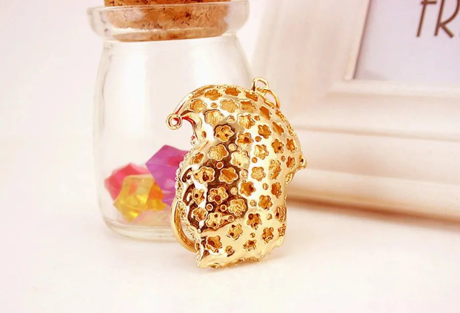 Christmas Santa Claus Alloy Plating Inlay Rhinestones Christmas Unisex Bag Pendant Keychain display picture 3