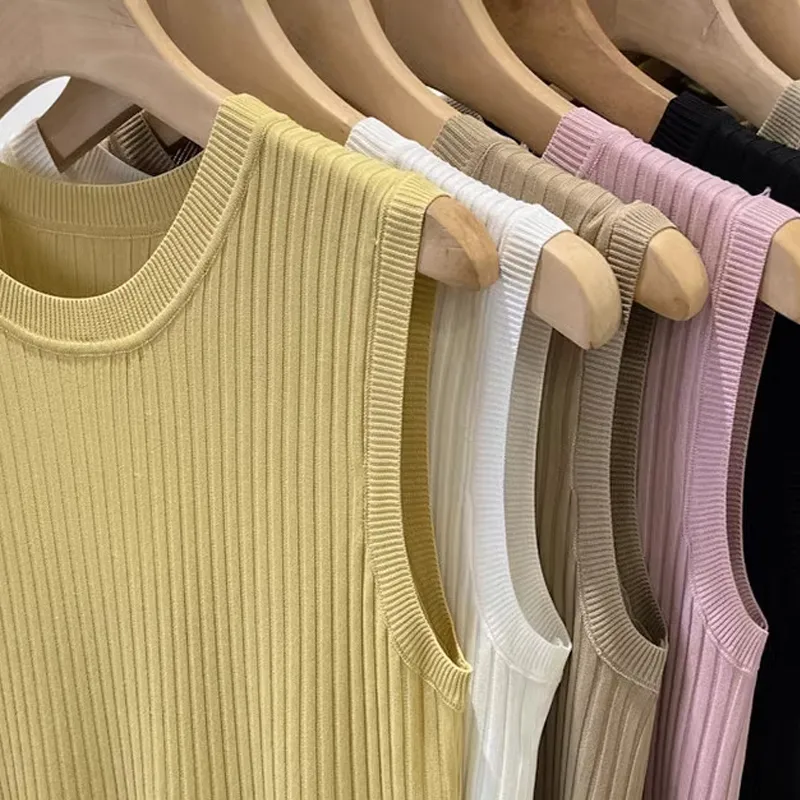 Women's Sleeveless Tank Tops Simple Style Solid Color display picture 2