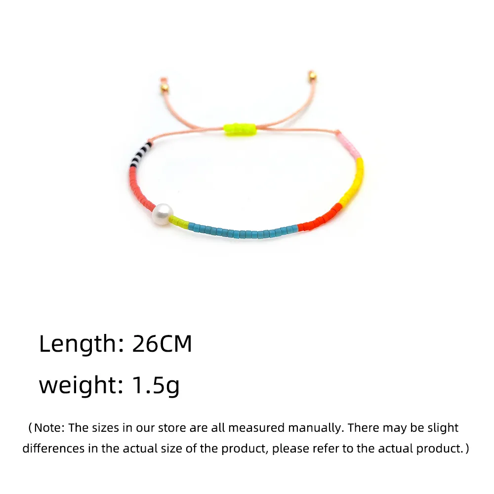Simple Style Classic Style Color Block Beaded Freshwater Pearl Glass Beaded Women's Bracelets display picture 3