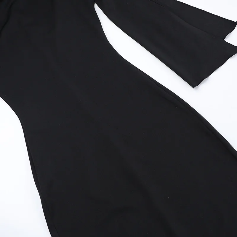 Women's Sheath Dress Sexy Oblique Collar Ribbon Sleeveless Solid Color Maxi Long Dress Party Date Bar display picture 18