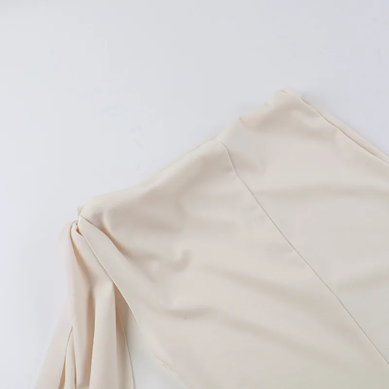 Women's Sheath Dress Sexy Oblique Collar Ribbon Sleeveless Solid Color Maxi Long Dress Party Date Bar display picture 30