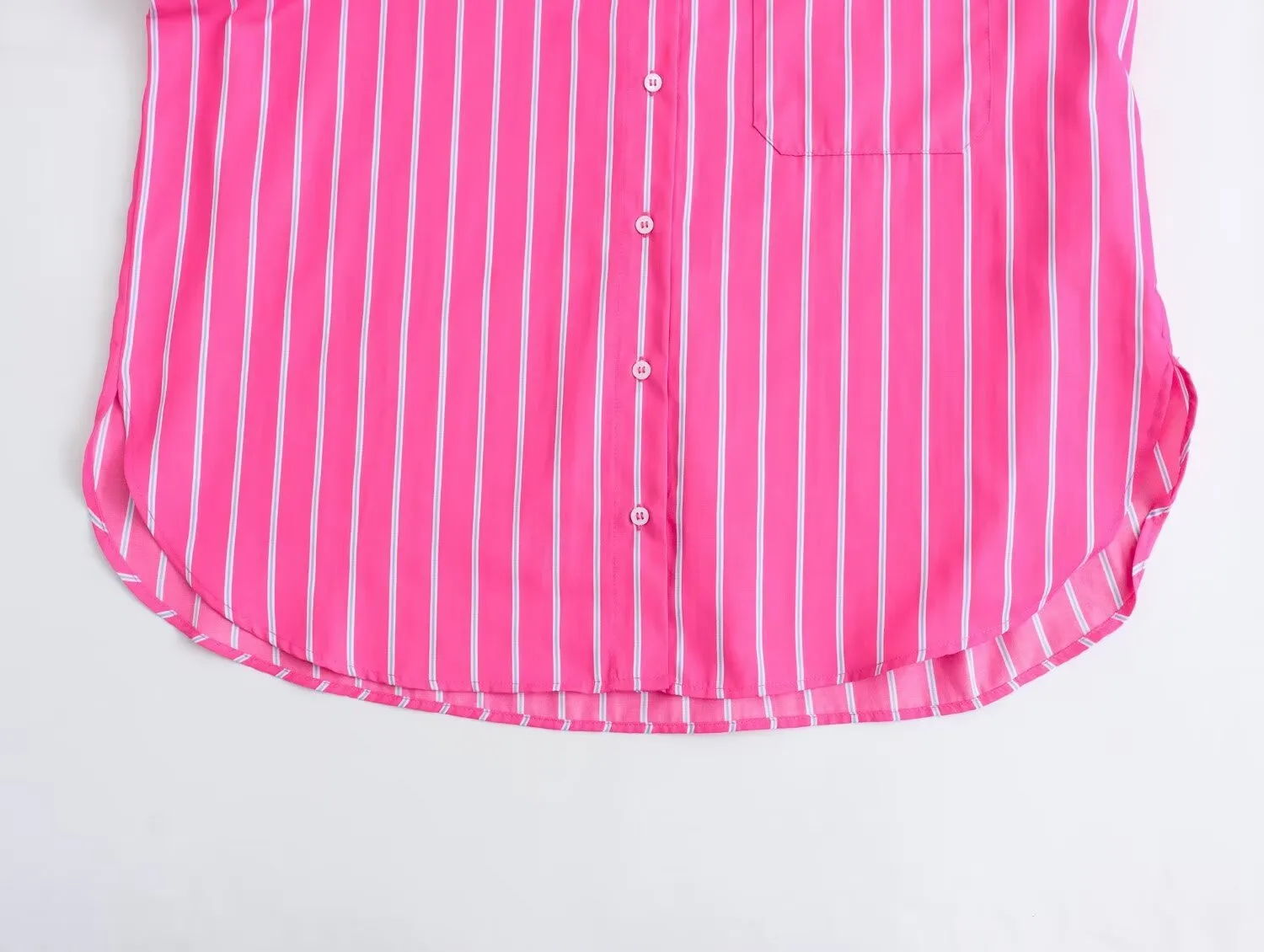 Women's Blouse Long Sleeve Blouses Button Streetwear Stripe display picture 9