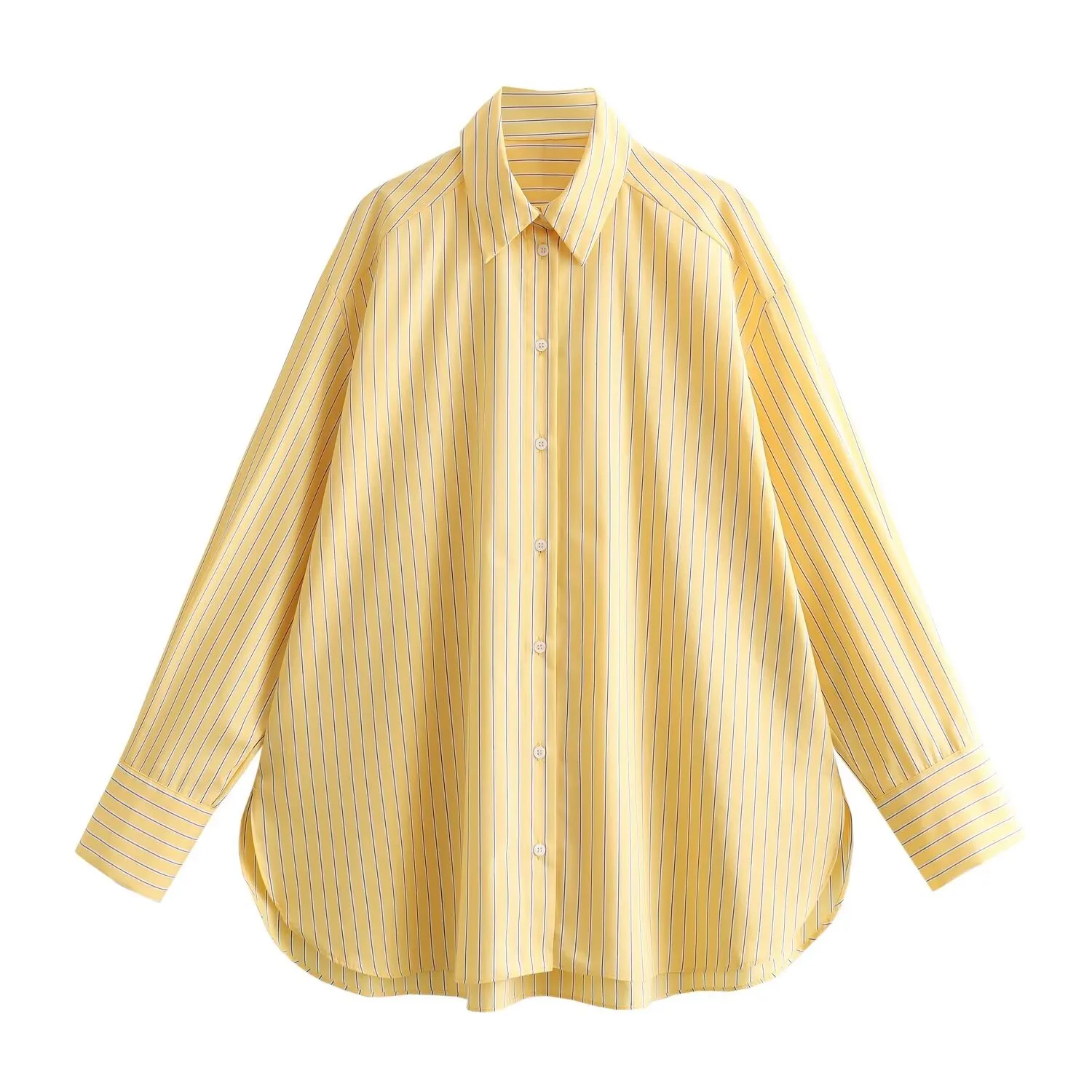 Women's Blouse Long Sleeve Blouses Button Streetwear Stripe display picture 15
