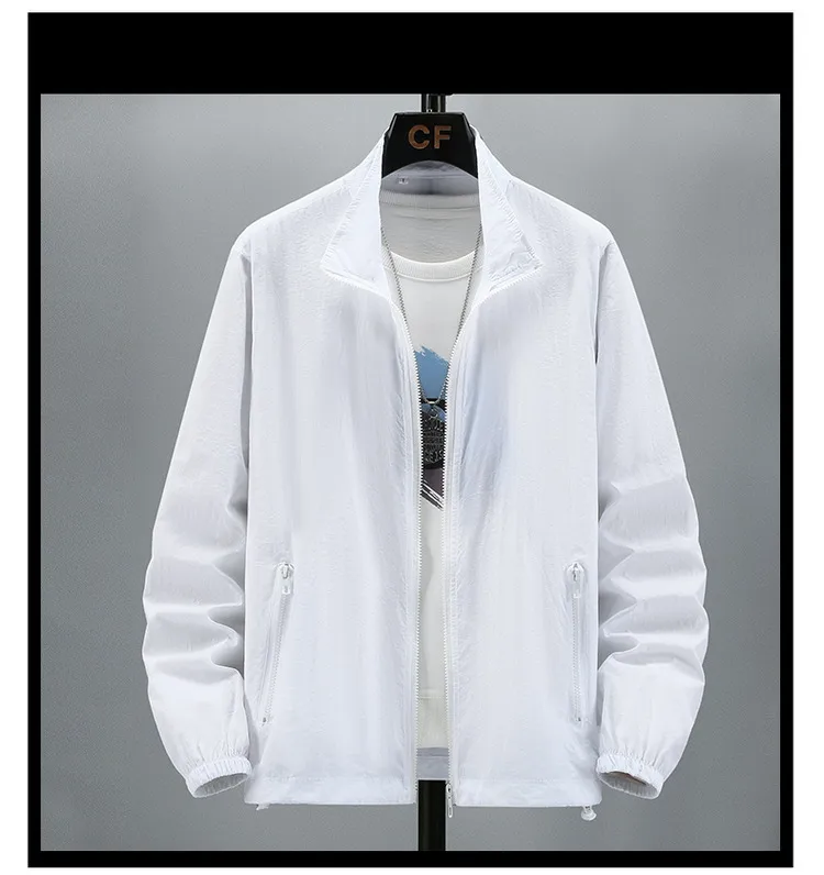 Men's Simple Style Solid Color Jacket display picture 9