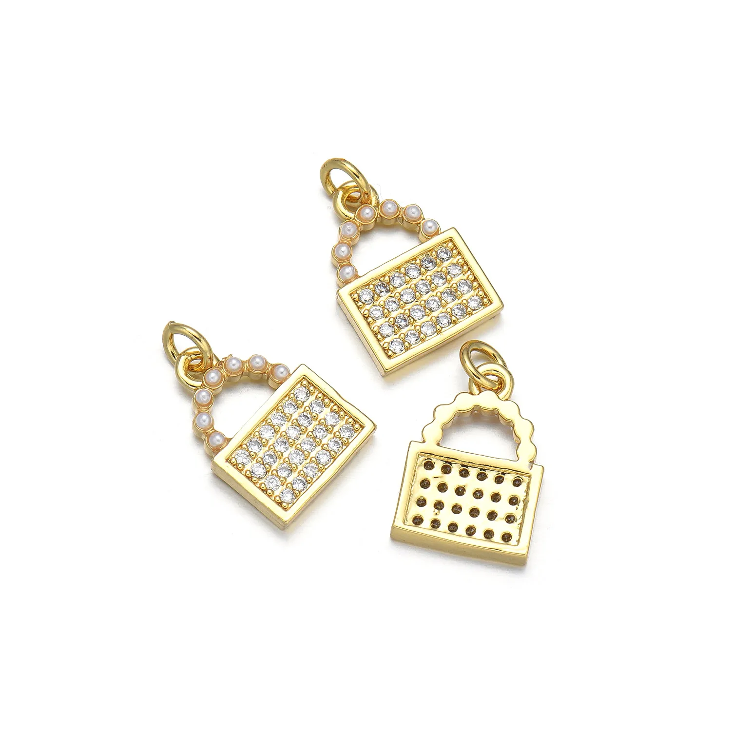 Simple Style Classic Style Butterfly 18K Gold Plated Pearl Zircon Copper Wholesale Jewelry Accessories display picture 4