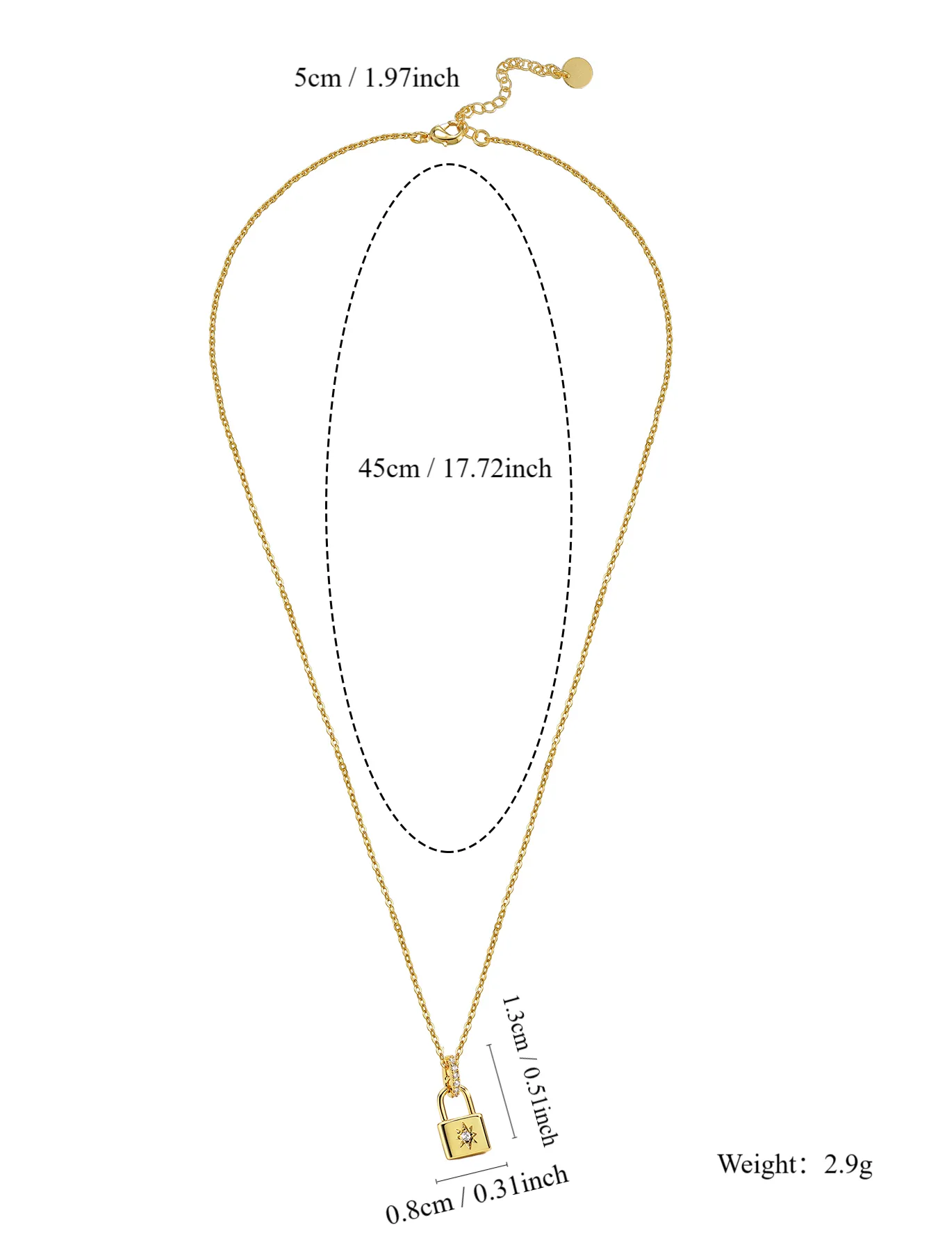 Copper 18K Gold Plated Simple Style Classic Style Plating Inlay Solid Color Zircon Pendant Necklace display picture 2