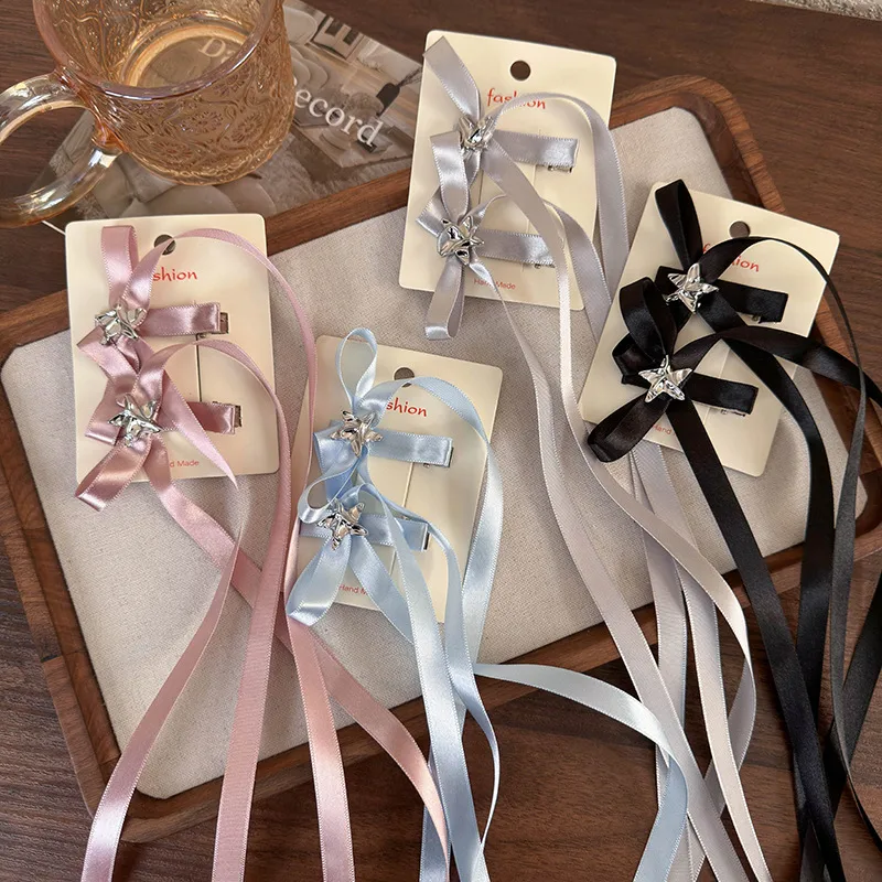 Women's Princess Cute Sweet Bow Knot Alloy Cloth Braid Hair Clip display picture 5