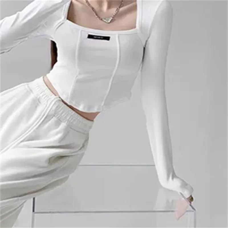 Women's T-shirt Long Sleeve Blouses Washed Casual Solid Color display picture 2