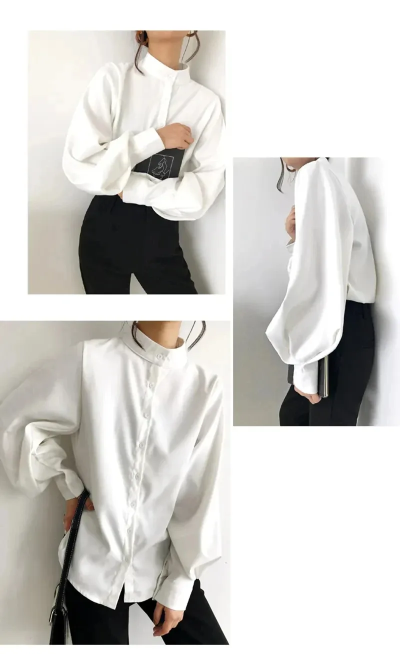 Women's Blouse Long Sleeve Blouses Washed Button Simple Style Solid Color display picture 12