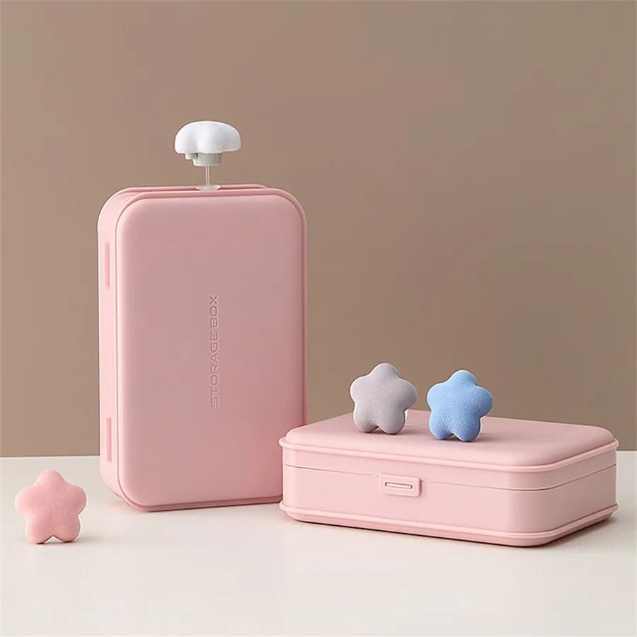 Cute Solid Color Plastic Cotton Pin display picture 5