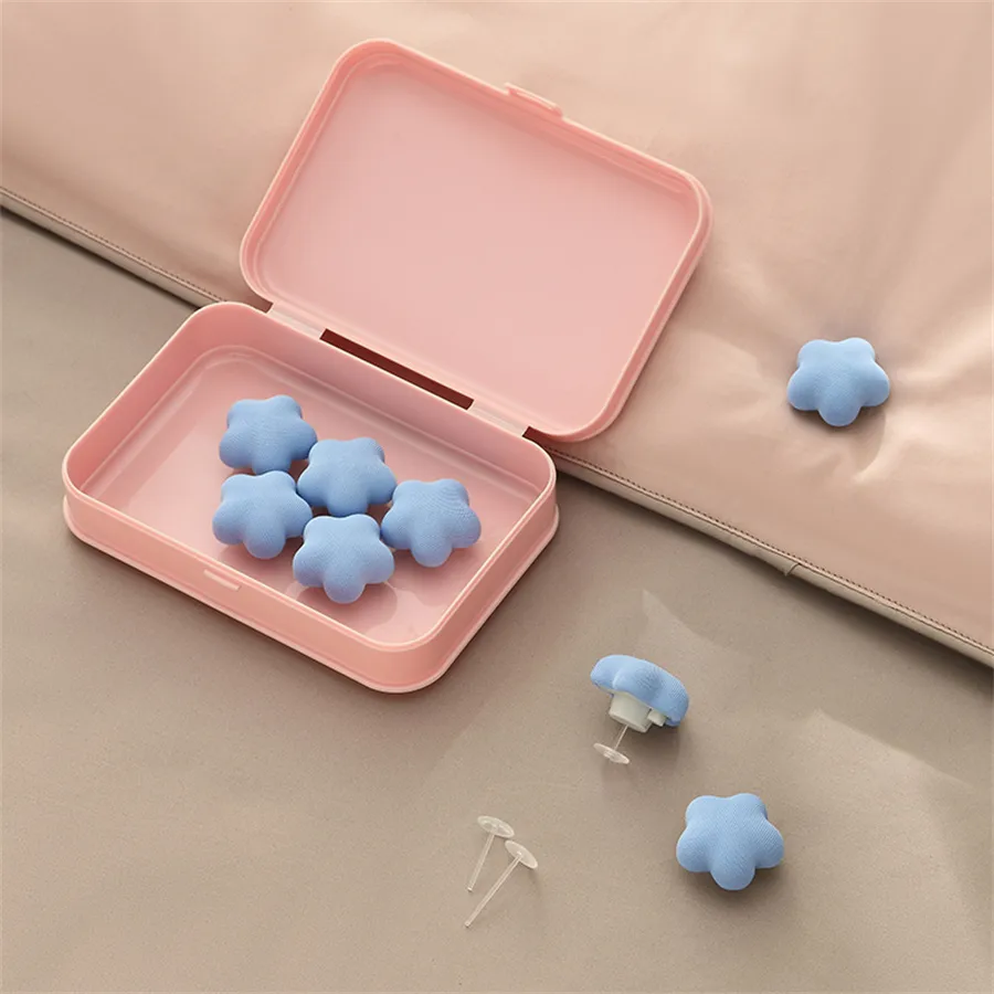 Cute Solid Color Plastic Cotton Pin display picture 4