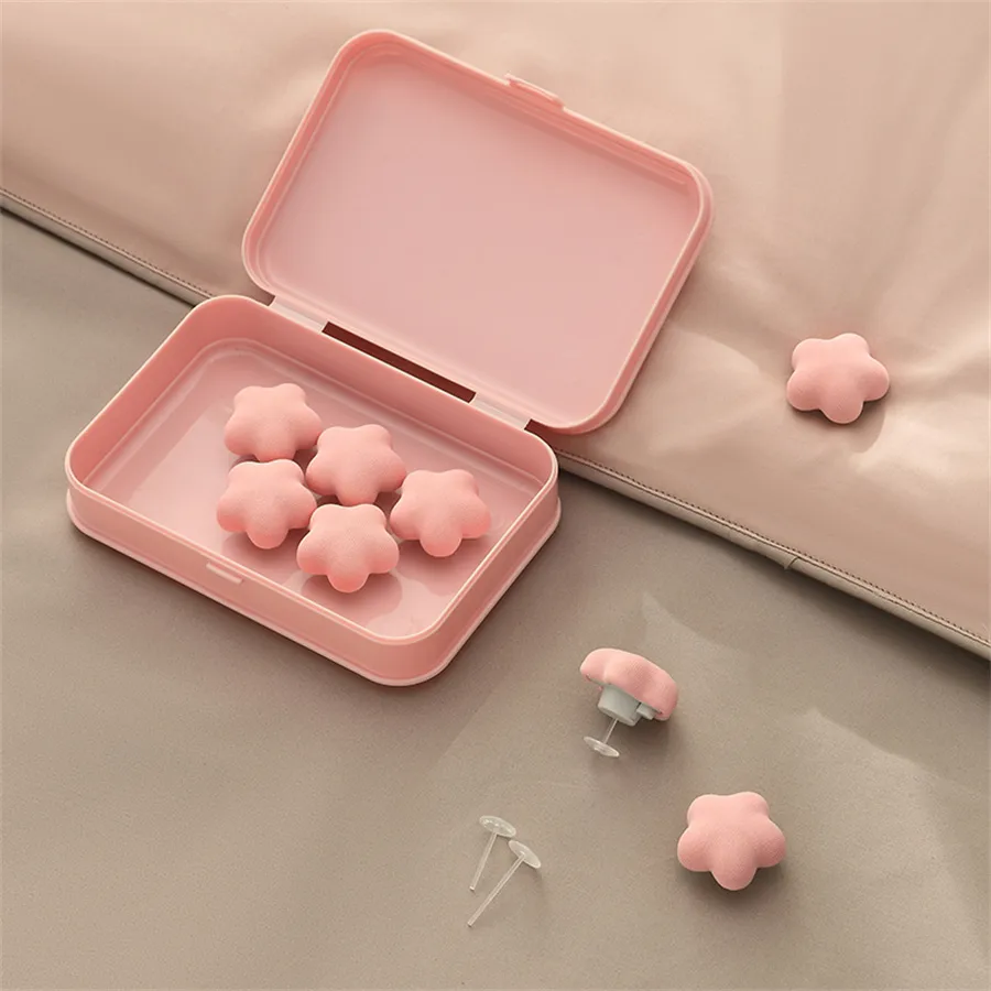 Cute Solid Color Plastic Cotton Pin display picture 3
