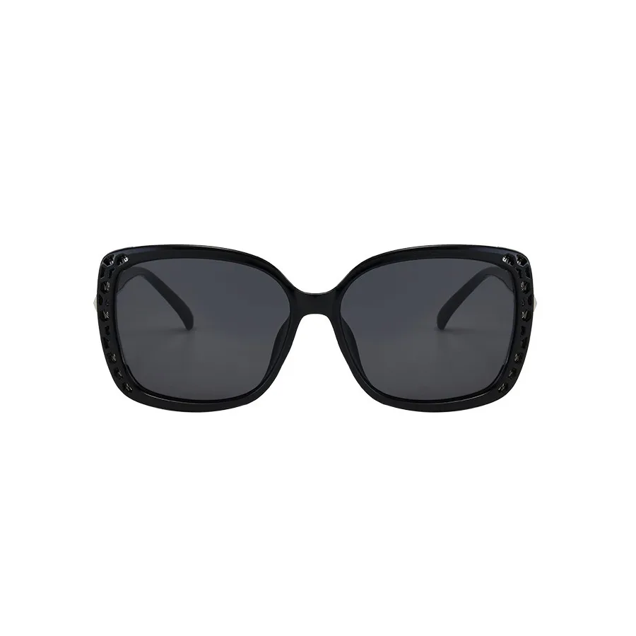 Hip-Hop Vintage Style Solid Color Ac Square Full Frame Women's Sunglasses display picture 3