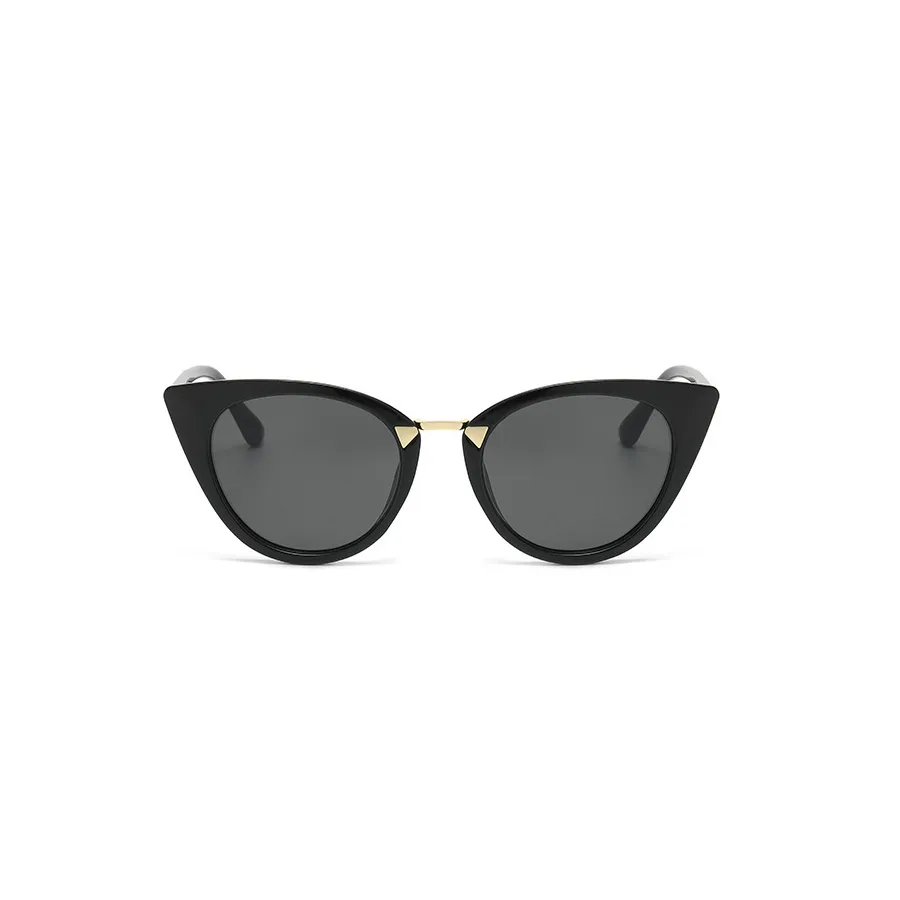 Casual Vintage Style Simple Style Solid Color Ac Cat Eye Full Frame Women's Sunglasses display picture 3