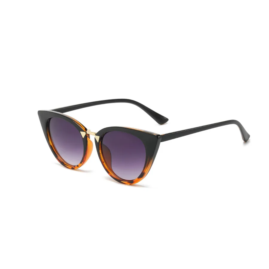 Casual Vintage Style Simple Style Solid Color Ac Cat Eye Full Frame Women's Sunglasses display picture 5