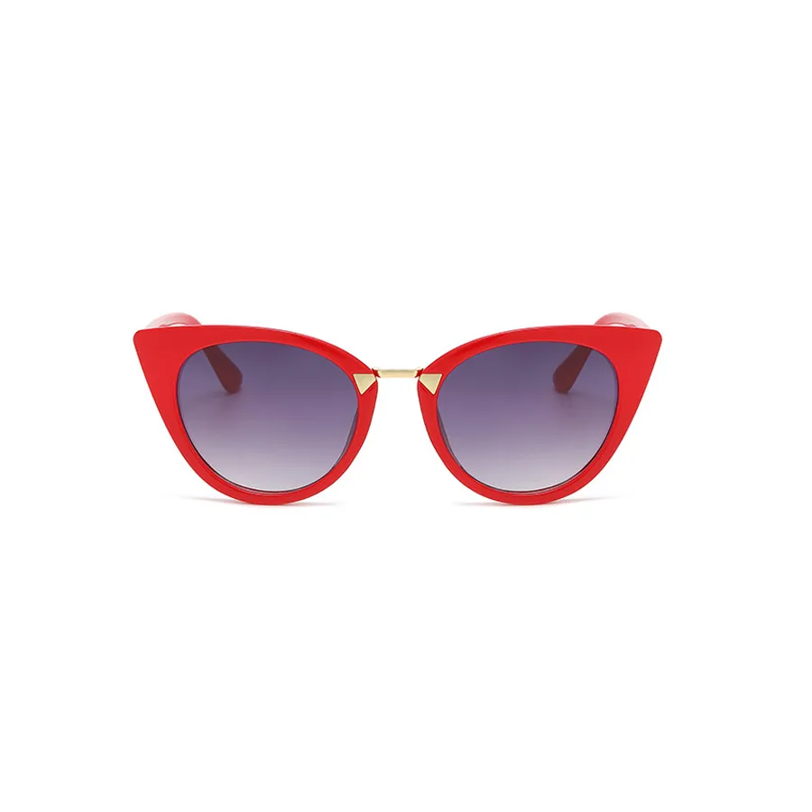 Casual Vintage Style Simple Style Solid Color Ac Cat Eye Full Frame Women's Sunglasses display picture 7