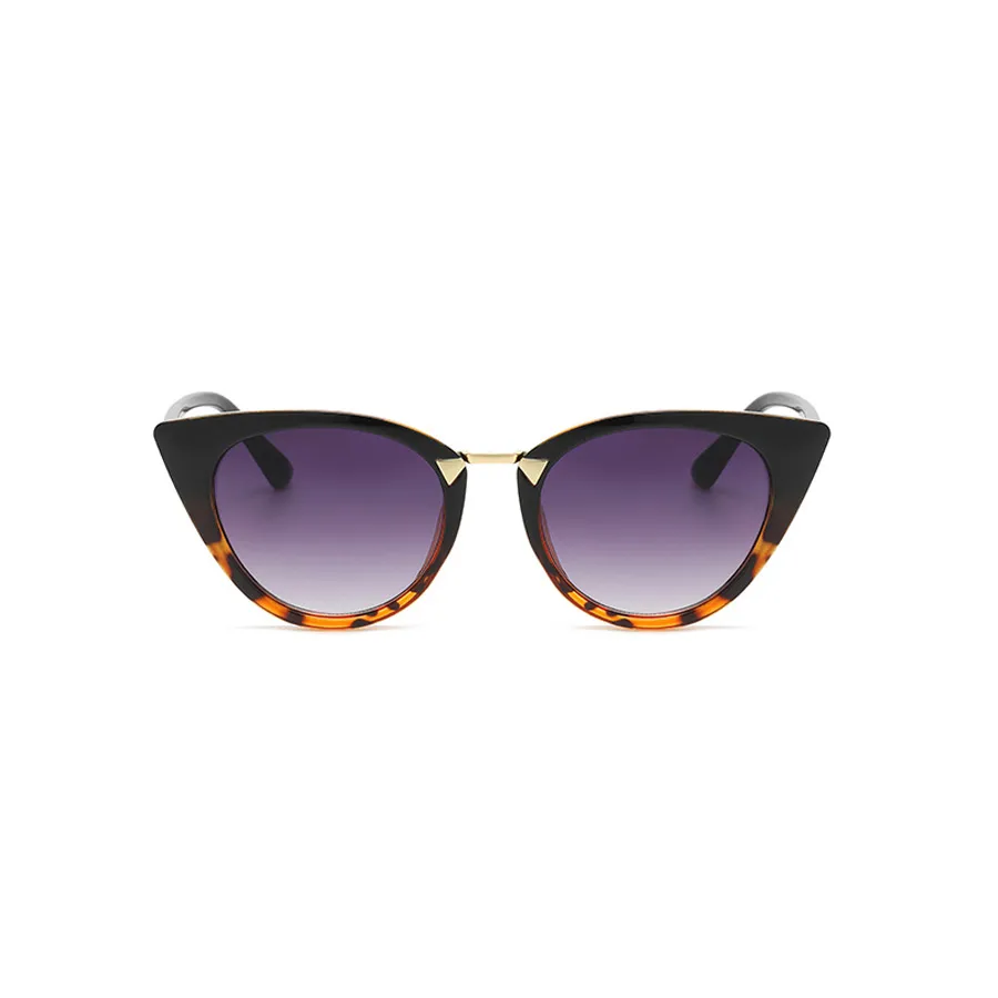Casual Vintage Style Simple Style Solid Color Ac Cat Eye Full Frame Women's Sunglasses display picture 6