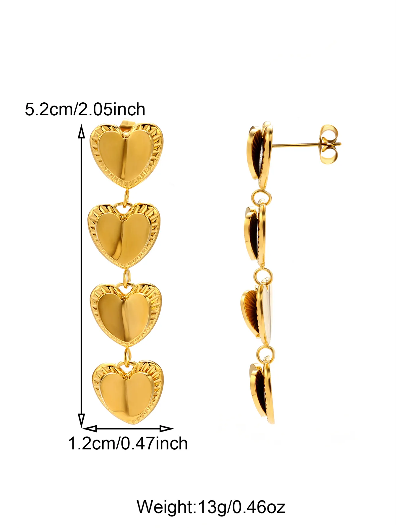 1 Pair Casual Beach Starfish Conch Shell Beaded Natural Stone 18K Gold Plated Drop Earrings display picture 19