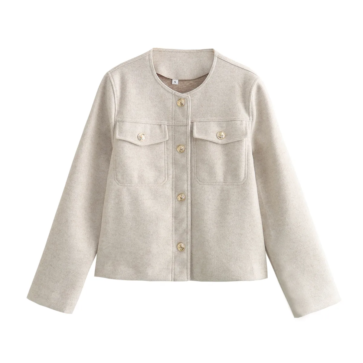 Women's Streetwear Solid Color Pocket Single Breasted Casual Jacket display picture 2