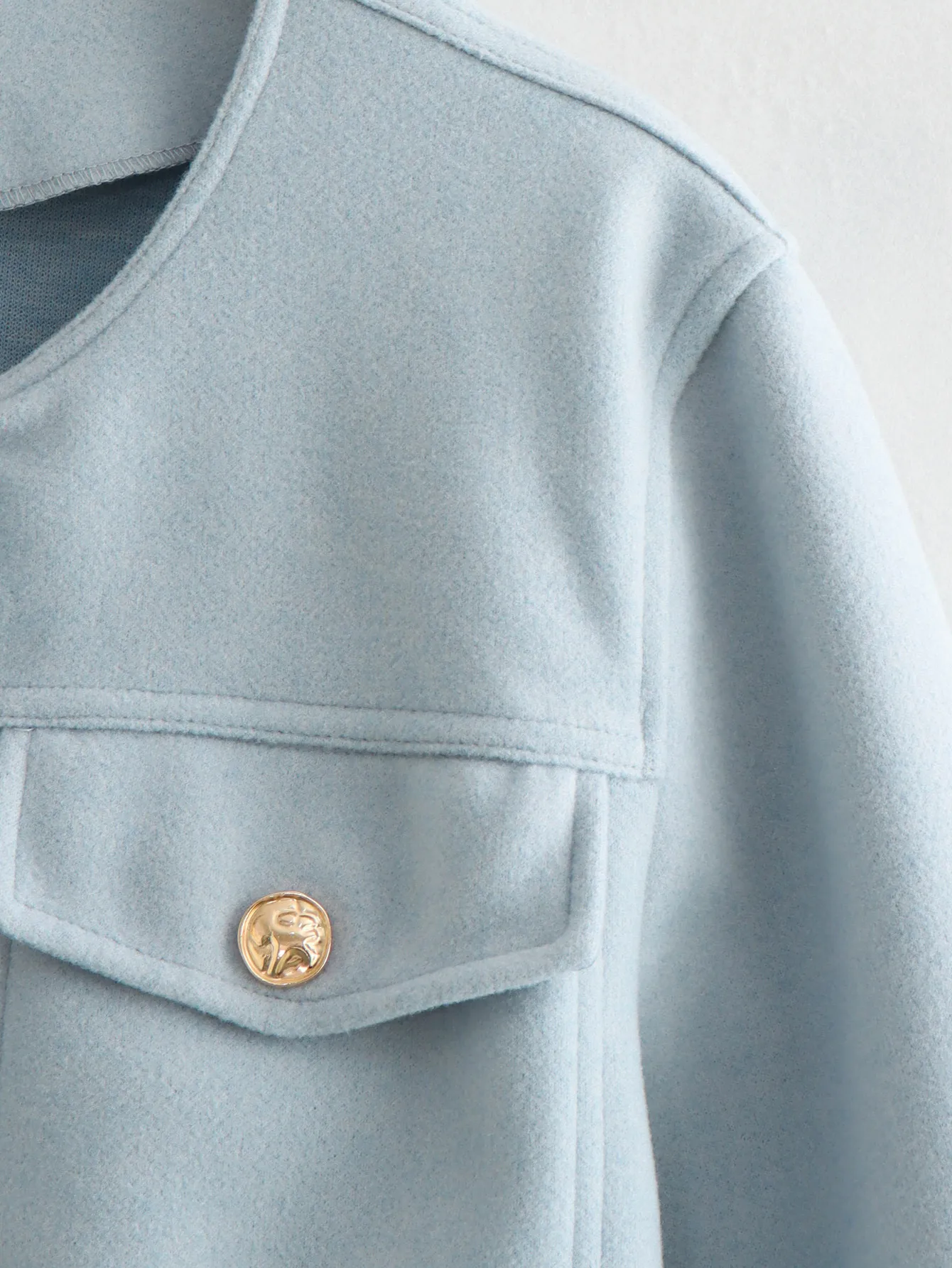 Women's Streetwear Solid Color Pocket Single Breasted Casual Jacket display picture 7