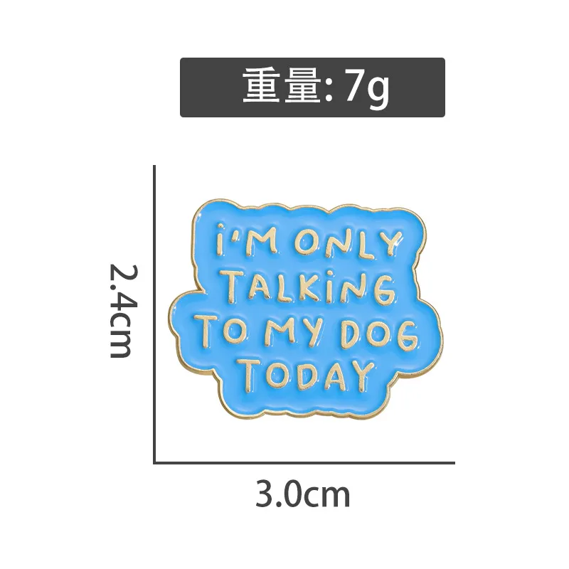 Simple Style Classic Style Letter Zinc Alloy Plating Unisex Brooches display picture 2