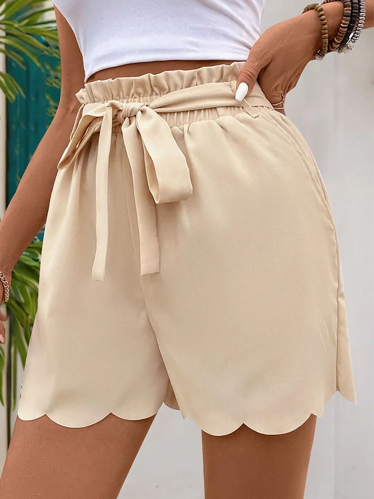 Women's Holiday Daily Simple Style Solid Color Shorts display picture 2