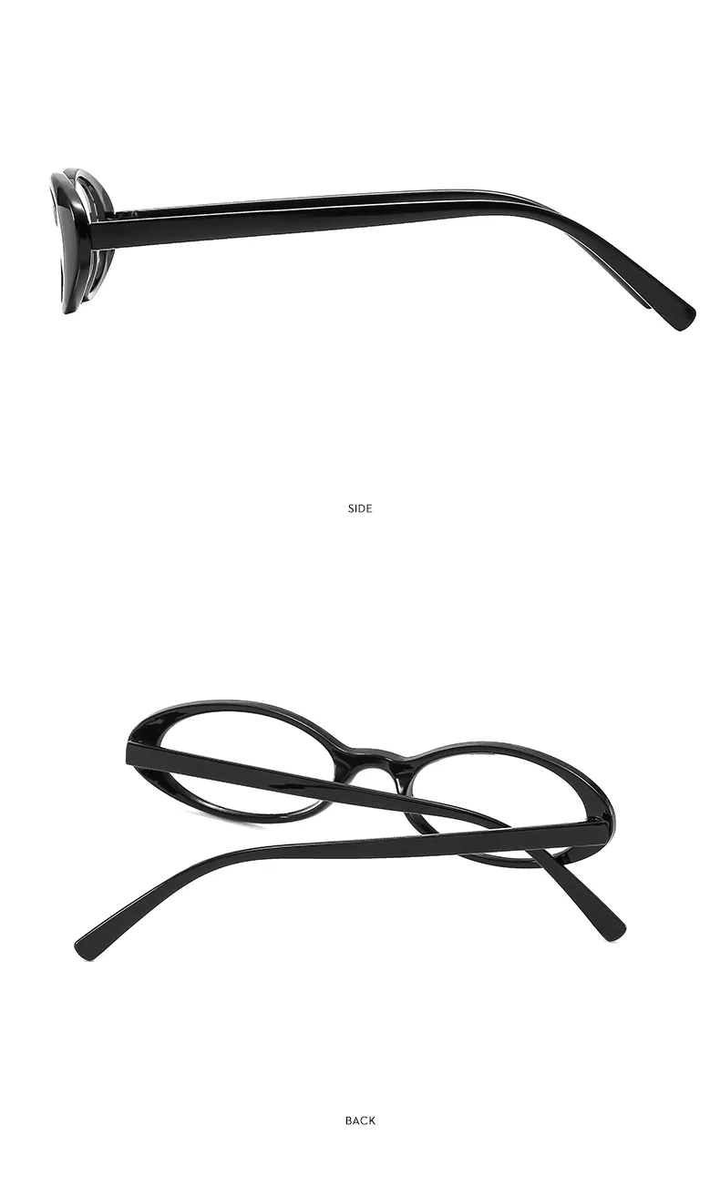 Hip-Hop Color Block Ac Oval Frame Full Frame Women's Sunglasses display picture 6